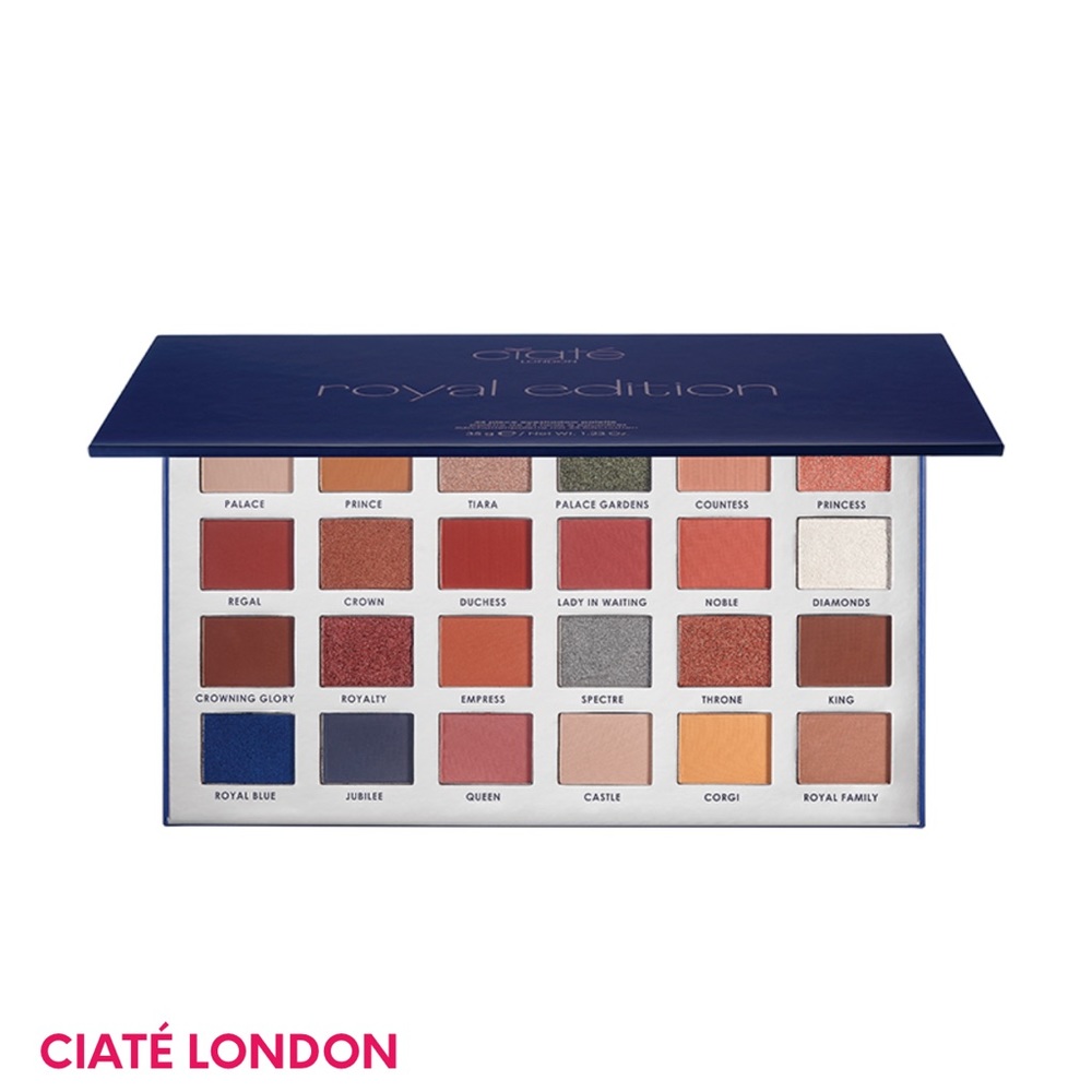 BRAND NEW CIATE LONDON ROYAL EDITION 25-PIECE EYESHADOW PALETTE, 35g/1.23oz